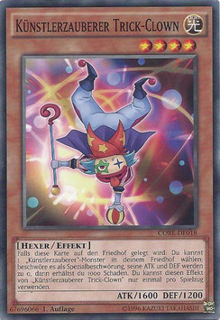 Künstlerzauberer Trick-Clown