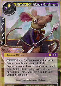 Finstere Schlafende Haselmaus