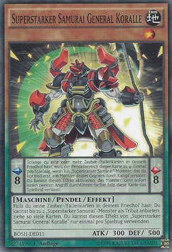 Superstarker Samurai General Koralle