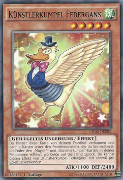Künstlerkumpel Federgans