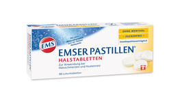 EMSER® Pastillen Halstabletten ohne Menthol zuckerfrei 30er 6655417