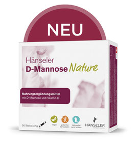 Hänseler D-Mannose Nature 30 Sticks à 2g - pcode 1030937