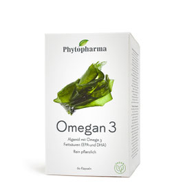 Phytopharma Omegan 3 Algenöl Kapseln, 60 - pcode 6810467