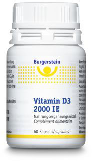 Burgerstein Vitamin D3 2000 IE, 60 Kapseln - pcode 7777558