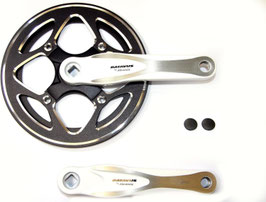 Miranda Singlespeed Fixie Kurbel 46Z Vierkant L170mm ALU 700g weiss/silber NEU!