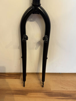 28" Stahlgabel Schwarz 250mm 1" Gabelschaftrohr NEU!