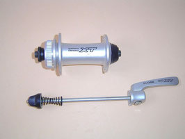 SHIMANO Deore XT HB-M765 36 Loch Disc Centerlock V-Brake Vorderrad-Nabe Silber