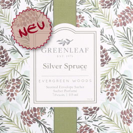 greenleaf Duftsachet gross - Silver Spruce - holzig und aromatisch!
