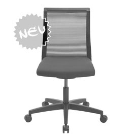 Sitness Smart Point - Home Office Bürostuhl ohne Armlehnen - schwarz