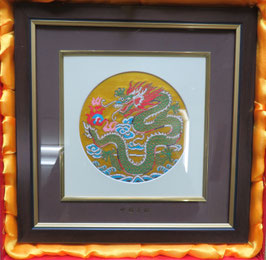 中国伝錦　外26.0×26.0cm 中16.0×16.0cm