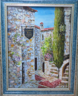 フランスの家  34.5×42.5cm