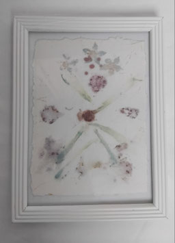 Ecoprint sur papier Automne