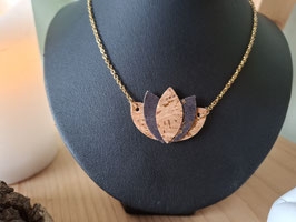 Collier lotus marine