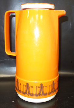 Vintage oranje thermoskan