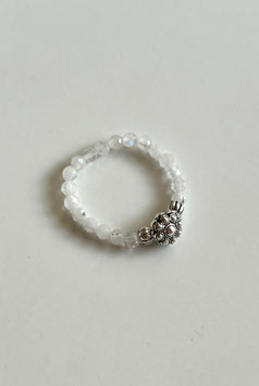 Ring Mondstein, 925 Silber