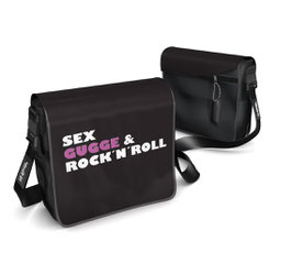 Deckel S - Sex, Gugge & Rock'n'Roll violett/weiss