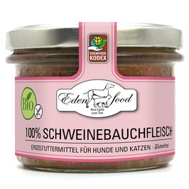 Edenfood Reinfleisch 100% BIO Schweinebauchfleisch