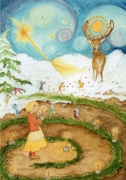 Kunstkarte: Advent - Eentje van Margo