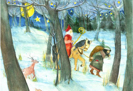 Postkarte: Der Nikolaus