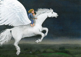 Postkarte: Pegasus