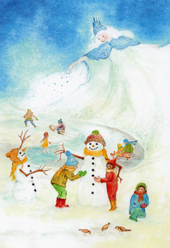 Kunstkarte: Winter - Eentje van Margo