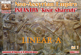 linear-A 056 Neo-Assyrian Empire 911-605 BC Set 1   INFANTRY "kisir sharruti"