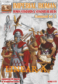 linear-A 070 IMPERIAL ROMAN STANDARDS & STANDARD-BEARERS Command Set 2