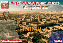 linear-A 044 MARGIANA 2000 BC - 1700 BC   "Oxus civilization"  "with lapis lazuli mine"
