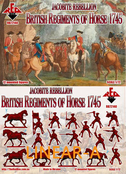 REDBOX 72140 Jacobite Rebellion British Regiments of Horse 1745