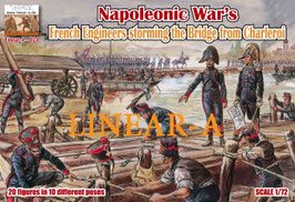 linear-A 024 Napoleonic Wars  French Engineers storming the Bridge from Charleroi Set 1