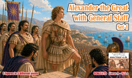 linear-A 022s Alexander the Great with General Staff, SET 1
