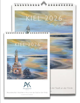 Kiel Kalender 2026 in zwei Größen: