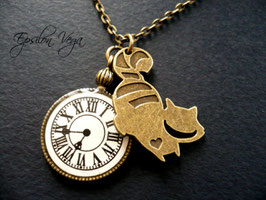 Collier sautoir Alice in Wonderland