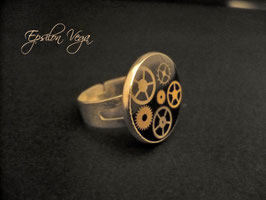 Bague argentée - Pièce unique