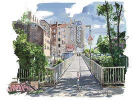 Berlin on iPad – digitale Malerei