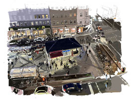 Berlin on iPad – digitale Malerei