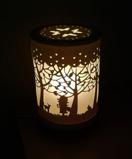 Lampe forêt