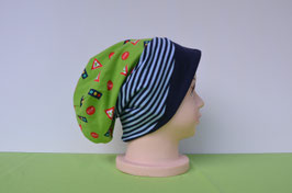 Beanie long STOP/dunkelblau KU 52/54