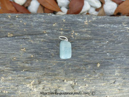 Pendentif aigue marine