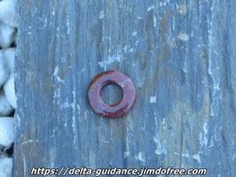 Donuts jaspe rouge