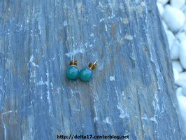 Boucle d'oreilles agate