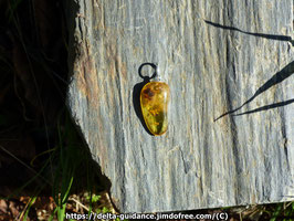Pendentif ambre