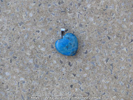 Pendentif mini-coeur turquenite