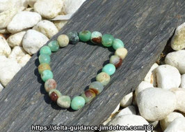 Bracelet chrysoprase