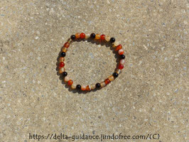 Bracelet fantaisie imitation ambre