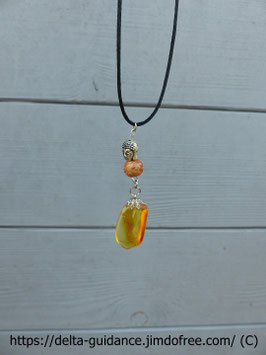 Pendentif ambre