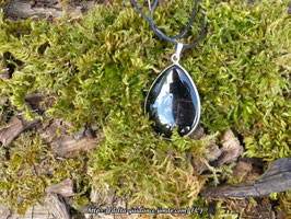 Pendentif tourmaline noire