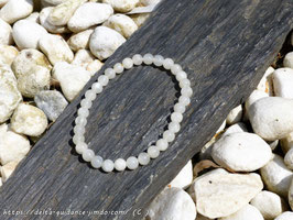 Bracelet pierre de lune blanche