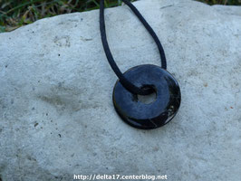 Pendentif shungite donuts