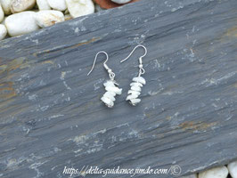 Boucle d'oreilles nacre